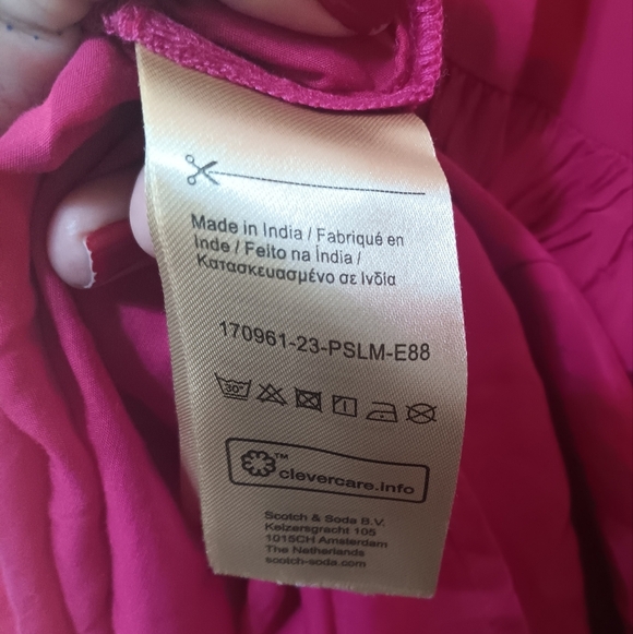 Scotch & Soda Vibrant Red Midi Dress - Picture 9 of 11